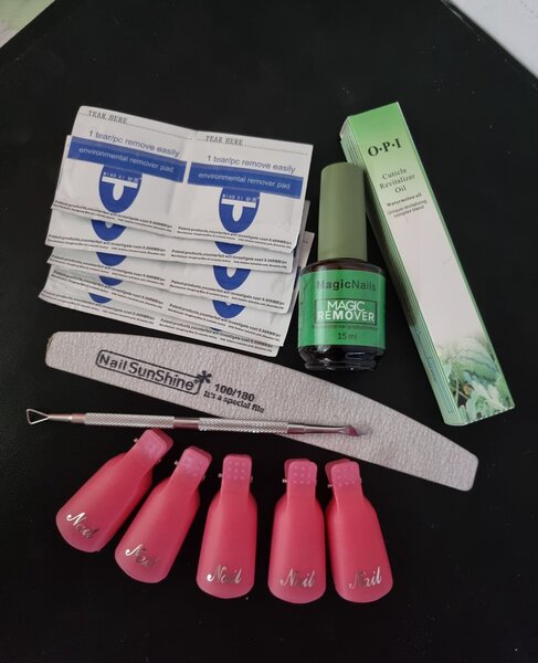 Remover set  za skidanje uv gel laka