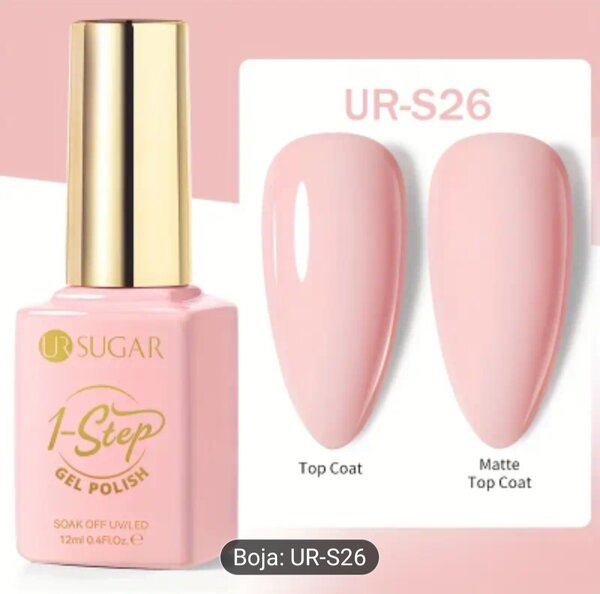 Sugar 1 Step 3u1 gel lak 12 ml.