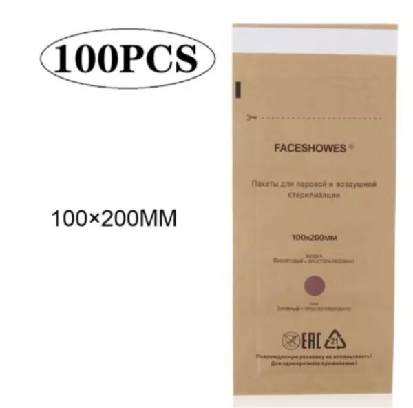 Faceshowes papirne samolepljive kese za suvu sterilizaciju 100 kom.