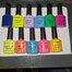 Magk set 11 komada  fluorescentni uv gel lak