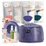 Set topilica +vosak ,+ spatule ,+ tecnosti za pre i posle po 60 ml.