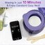 Set topilica +vosak ,+ spatule ,+ tecnosti za pre i posle po 60 ml.