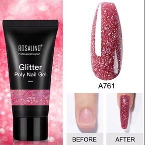 Rosalind glitter poly gel 30 ml