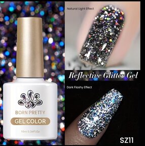 Born pretty milky reflective gliter SZ11