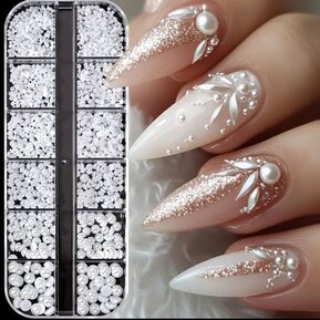 Biseri ukrasi za nokte 250 komada