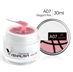 Venalisa jelly extension gel 07 elegant pink 30 ml.