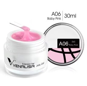 Venalisa extension jelly gel 06 baby pink 30 ml.