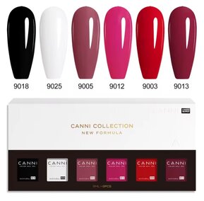 Canni hema free set 6 uv gel laka 2301